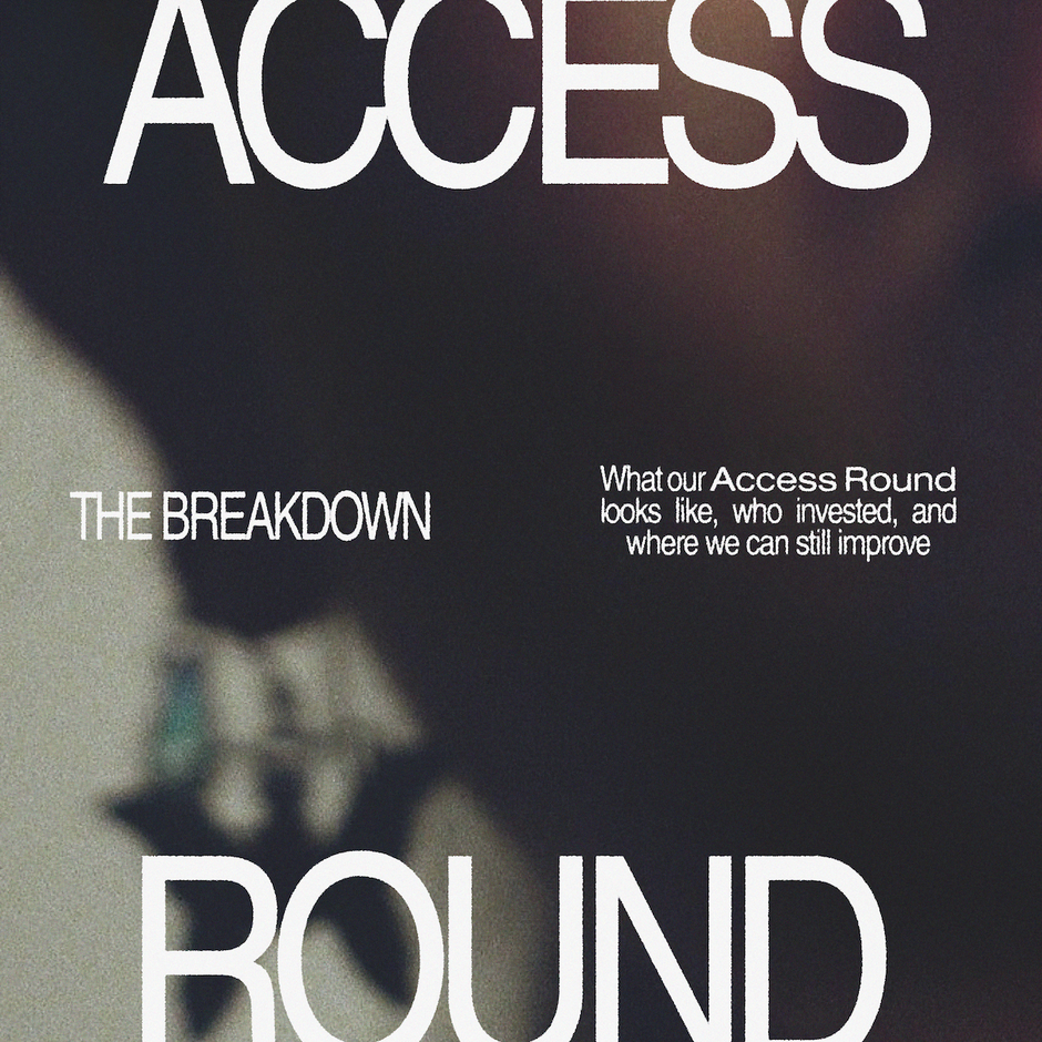 More Equity, Less Gatekeeping: Why We Created the Access Round